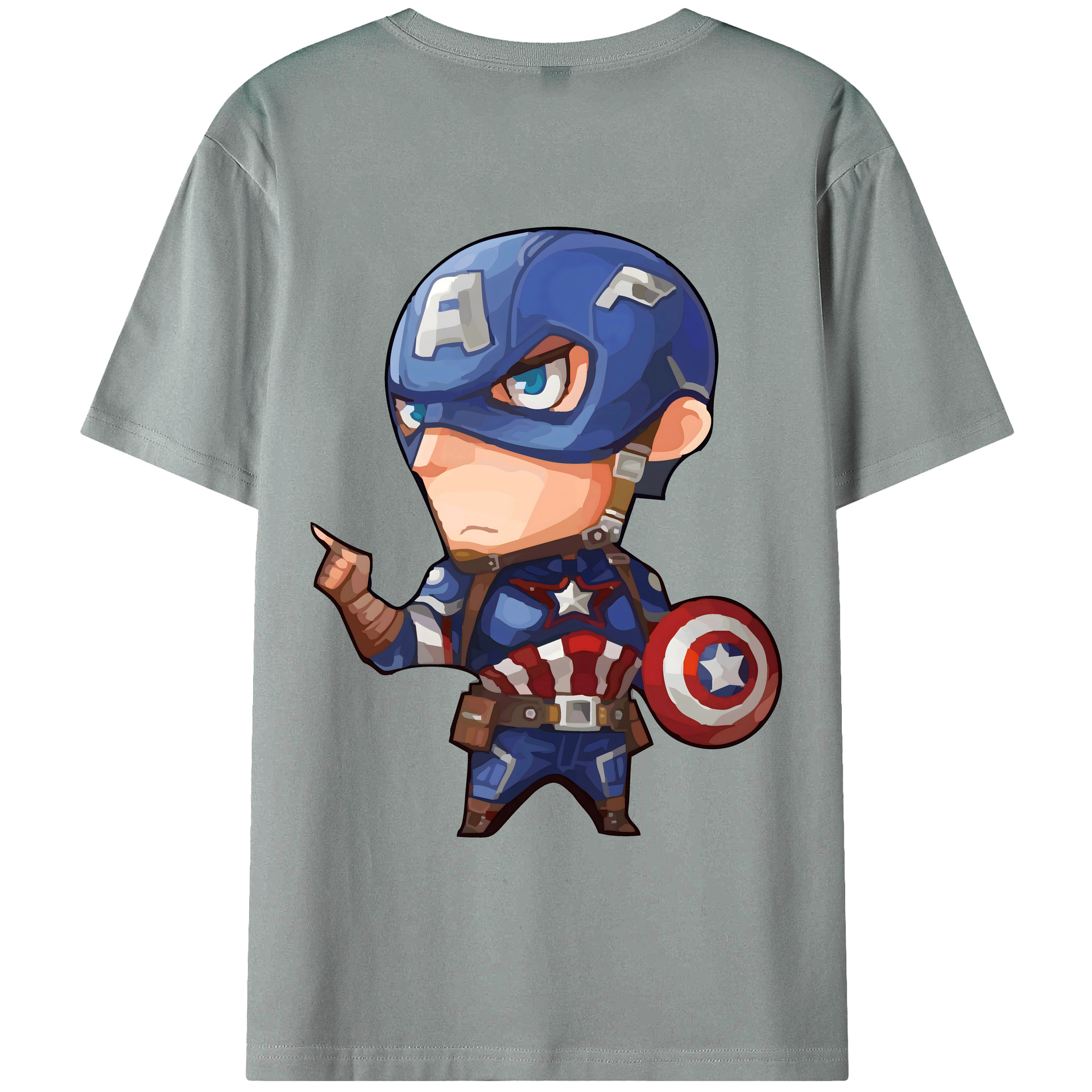 （画像用） アベンジャーズ The Avengers 綿100％ メンズ半袖Tシャツ（バックプリント） 通気性